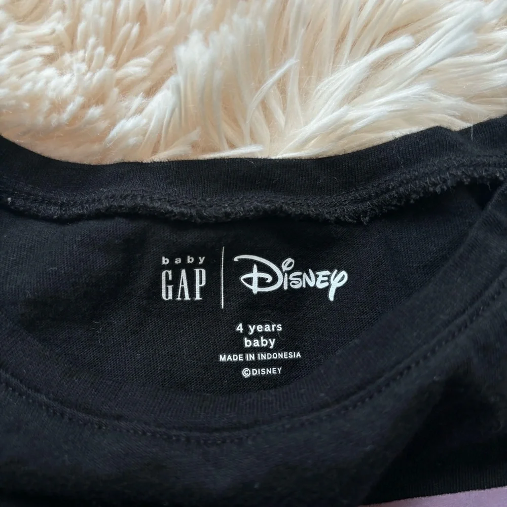 Gap Disney Chip and Dale Long Sleeve Graphic Tee 4T